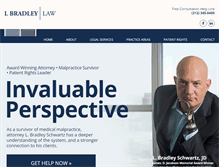 Tablet Screenshot of lbradleylaw.com